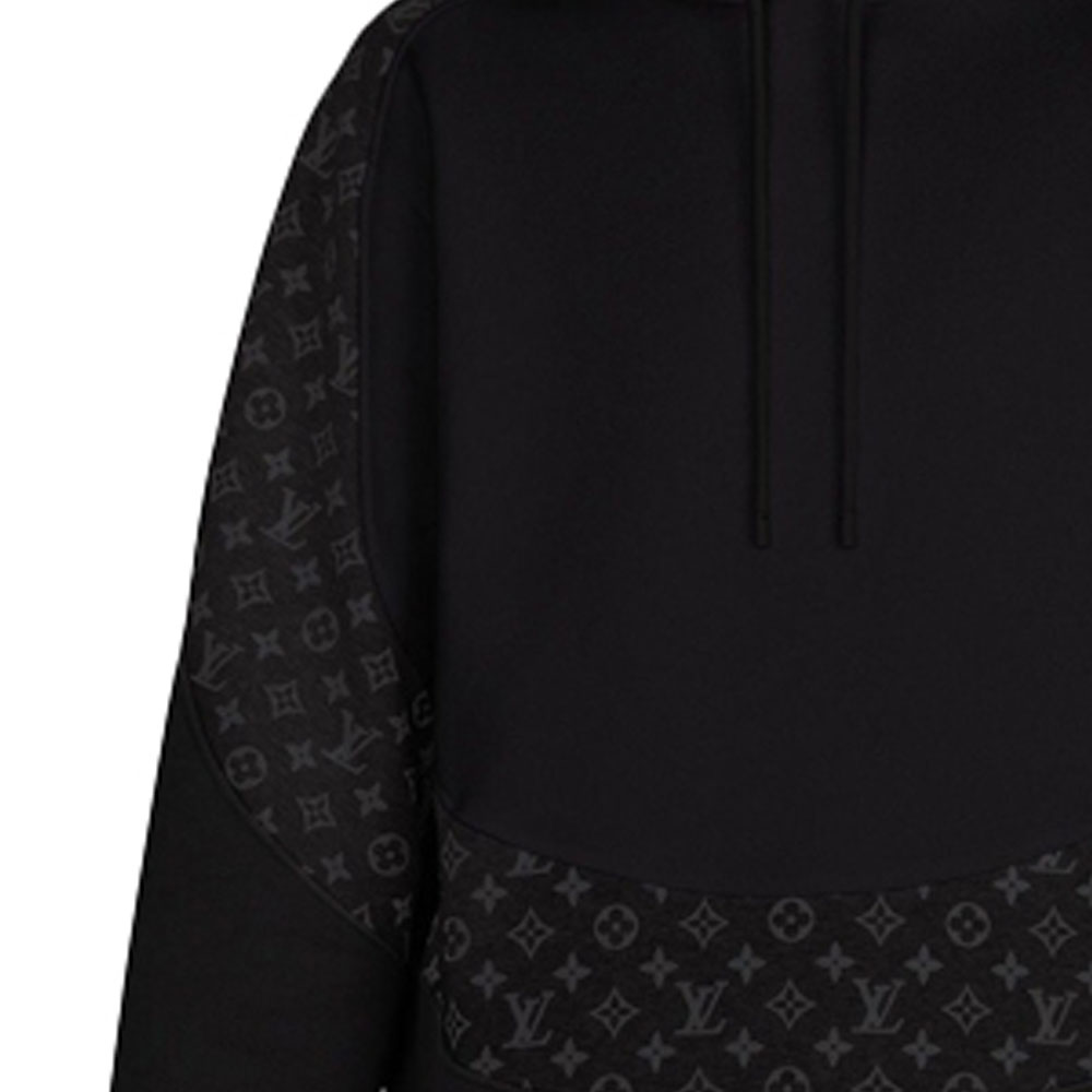 Louis Vuitton Black Monogram Round Print Hoodie 1A8FHC 圖 8