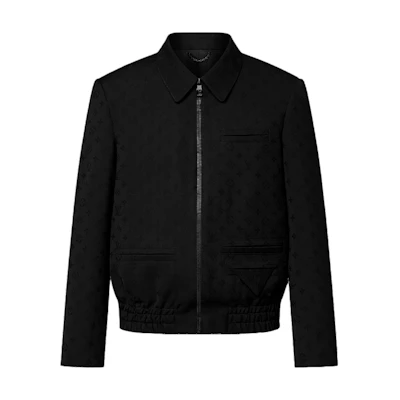 Louis Vuitton Black Multi-Pocket Collared Jacket 1AFVVD