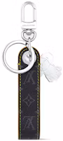 Lookbook LOUIS VUITTON Gantungan Kunci Hitam Petal Unisex Aksesori Pasangan. M01469