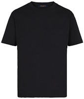 Louis Vuitton Black Plain Crew Neck Casual T-Shirt 1A8HBP Louis Vuitton Black Plain Crew Neck Casual T-Shirt 1A8HBP