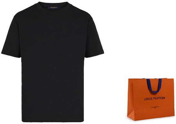 Camiseta Negra Louis Vuitton Cuello Redondo Casual. 1A8HBP Lookbook Camiseta Negra Louis Vuitton Cuello Redondo Casual. 1A8HBP