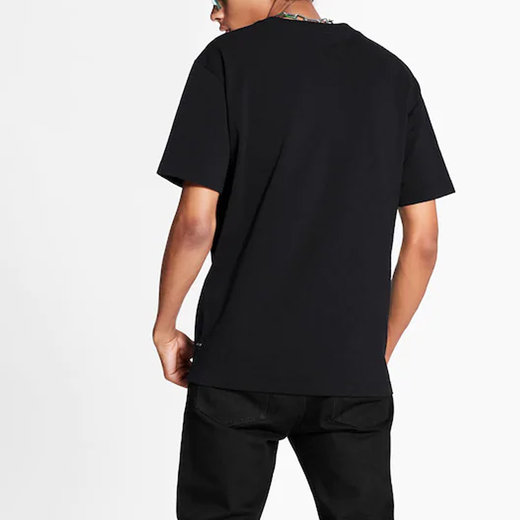 Purchase Camiseta Negra Louis Vuitton Cuello Redondo Casual. 1A8HBP