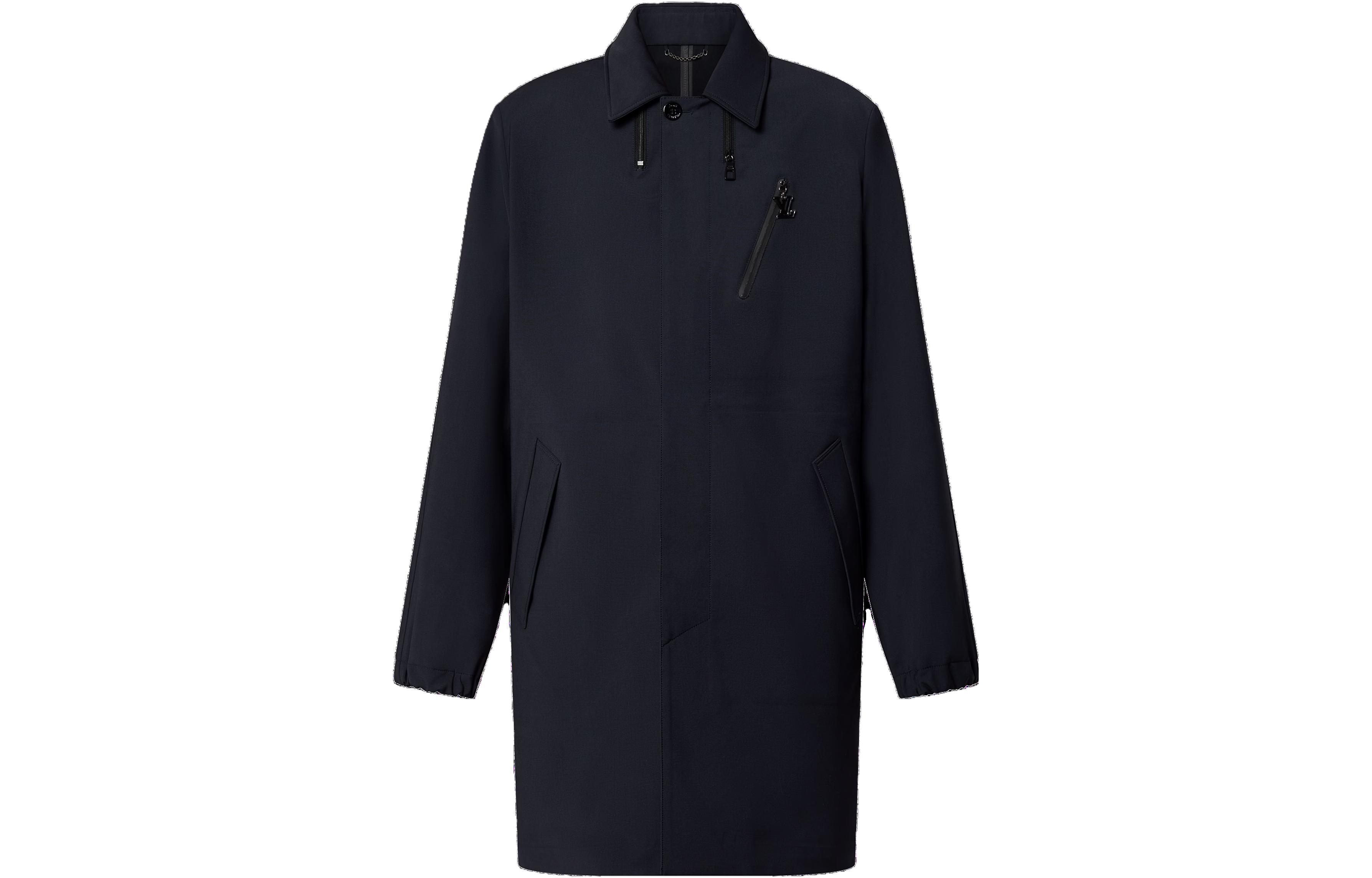 Louis Vuitton Black Zip Pocket Long Sleeve Jacket 1ABNNI