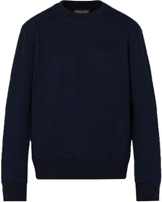 LOUIS VUITTON Sudadera Azul Casual de Cuello Redondo y Manga Larga Loose Fit 1A8WTC Order LOUIS VUITTON Sudadera Azul Casual de Cuello Redondo y Manga Larga Loose Fit 1A8WTC