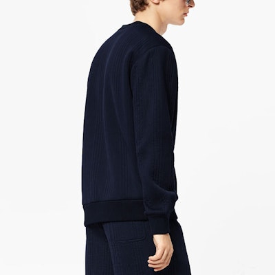 LOUIS VUITTON Sudadera Azul Casual de Cuello Redondo y Manga Larga Loose Fit 1A8WTC Shop LOUIS VUITTON Sudadera Azul Casual de Cuello Redondo y Manga Larga Loose Fit 1A8WTC