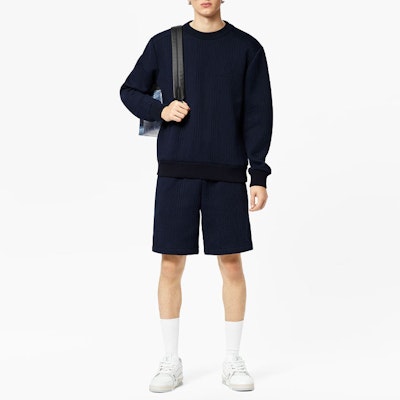 LOUIS VUITTON Sudadera Azul Casual de Cuello Redondo y Manga Larga Loose Fit 1A8WTC Purchase LOUIS VUITTON Sudadera Azul Casual de Cuello Redondo y Manga Larga Loose Fit 1A8WTC