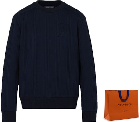 LOUIS VUITTON Sudadera Azul Casual de Cuello Redondo y Manga Larga Loose Fit 1A8WTC Details for LOUIS VUITTON Sudadera Azul Casual de Cuello Redondo y Manga Larga Loose Fit 1A8WTC