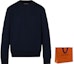 Details for LOUIS VUITTON Sudadera Azul Casual de Cuello Redondo y Manga Larga Loose Fit 1A8WTC