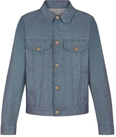 Louis Vuitton Blue Denim Casual Jacket 1A8HJC Louis Vuitton Blue Denim Casual Jacket 1A8HJC
