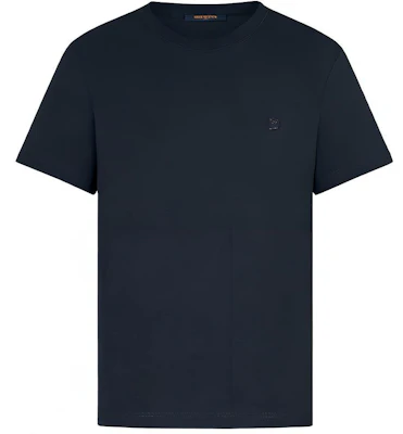 Louis Vuitton Blue Embroidered Logo Crewneck Relaxed Fit T-Shirt. 1A1SAZ Order Louis Vuitton Blue Embroidered Logo Crewneck Relaxed Fit T-Shirt. 1A1SAZ