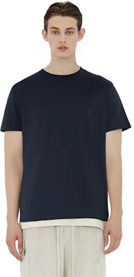 Louis Vuitton Blue Embroidered Logo Crewneck Relaxed Fit T-Shirt. 1A1SAZ Shop Louis Vuitton Blue Embroidered Logo Crewneck Relaxed Fit T-Shirt. 1A1SAZ