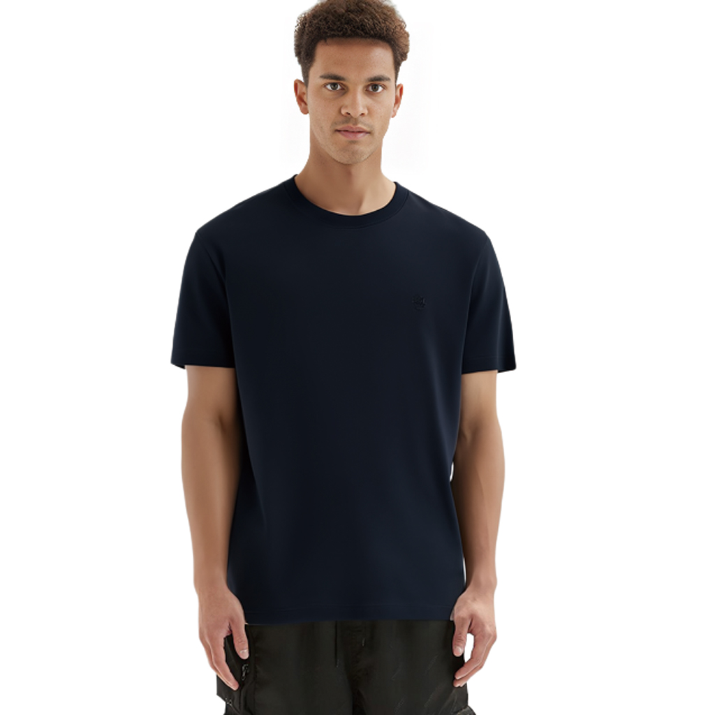 Louis Vuitton Blue Embroidered Logo Crewneck Relaxed Fit T-Shirt. 1A1SAZ 圖 7