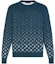 Order Suéter Crewneck Degradado Azul con Logo Jacquard de Louis Vuitton. 1A9GIM