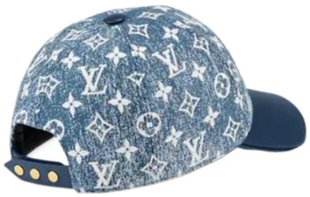 Topi Corak Logo Biru LOUIS VUITTON Unisex. M77438 Lookbook Topi Corak Logo Biru LOUIS VUITTON Unisex. M77438