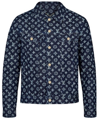 Jaket Denim Lelaki LOUIS VUITTON Logo Monogram Biru 1A46VA Order Jaket Denim Lelaki LOUIS VUITTON Logo Monogram Biru 1A46VA