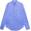 Buy Camisa de Manga Larga Louis Vuitton Azul con Logo Monograma. 1A8XDL