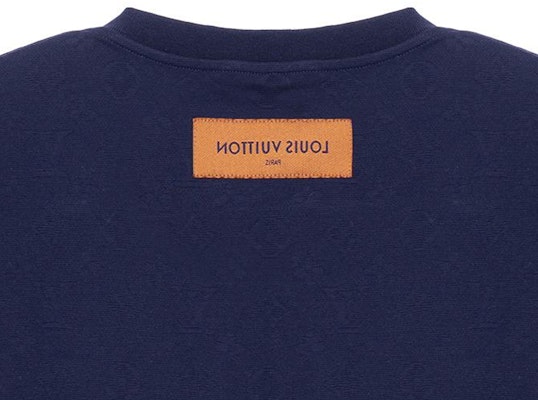 路易威登藍色短袖珠飾動物圖案T恤 1A8R2I Cheap 路易威登藍色短袖珠飾動物圖案T恤 1A8R2I