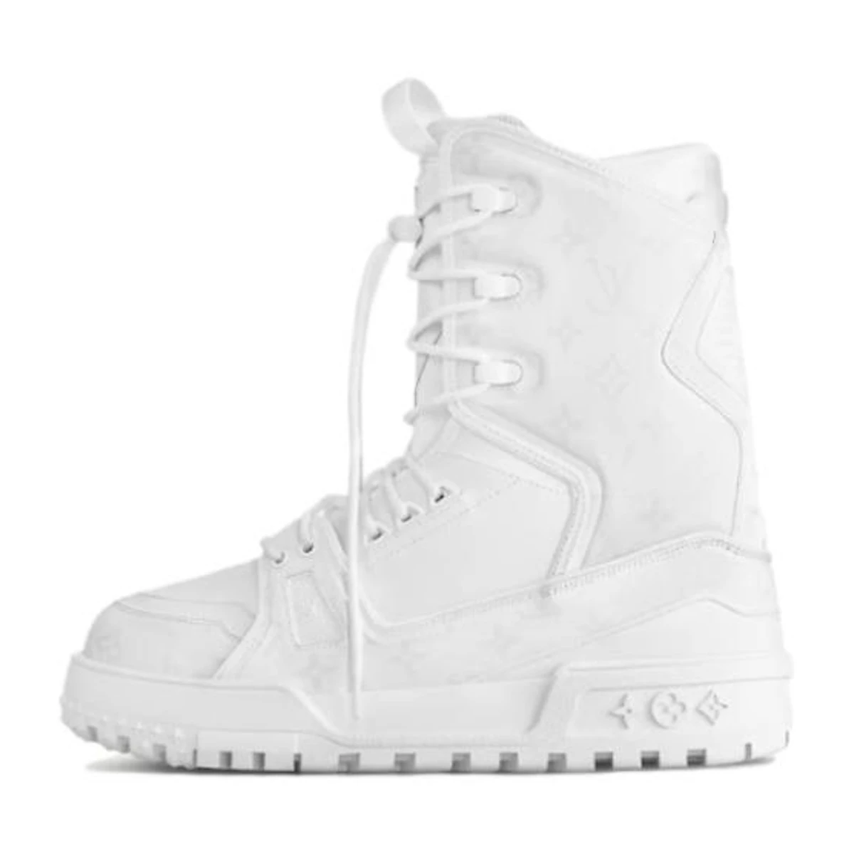 Louis vuitton white booties online
