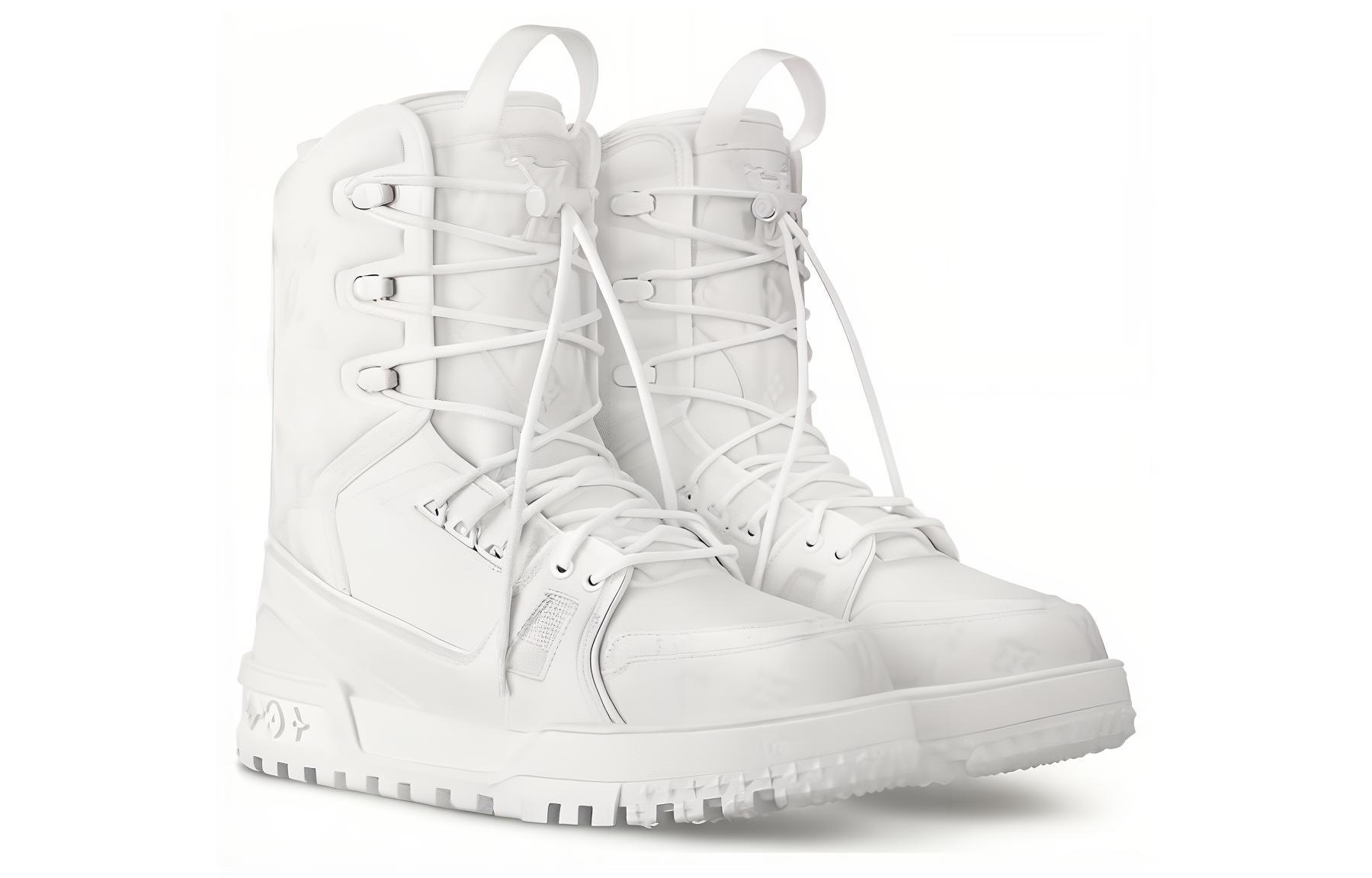 Shop Botte Louis Vuitton ''Blanche'' 1ACFO8