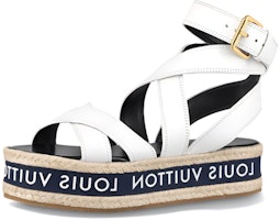 Louis Vuitton Boundary Flatform 'Calf Leather White' 1A63U1 Louis Vuitton Boundary Flatform 'Calf Leather White' 1A63U1