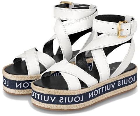 路易威登界限厚底鞋‘小牛皮白’ 1A63U1 Lookbook 路易威登界限厚底鞋‘小牛皮白’ 1A63U1