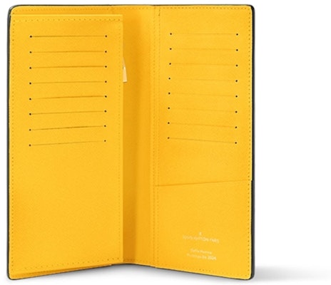 Louis Vuitton Brazza Wallet Damier Pop Yellow Lookbook Louis Vuitton Brazza Wallet Damier Pop Yellow