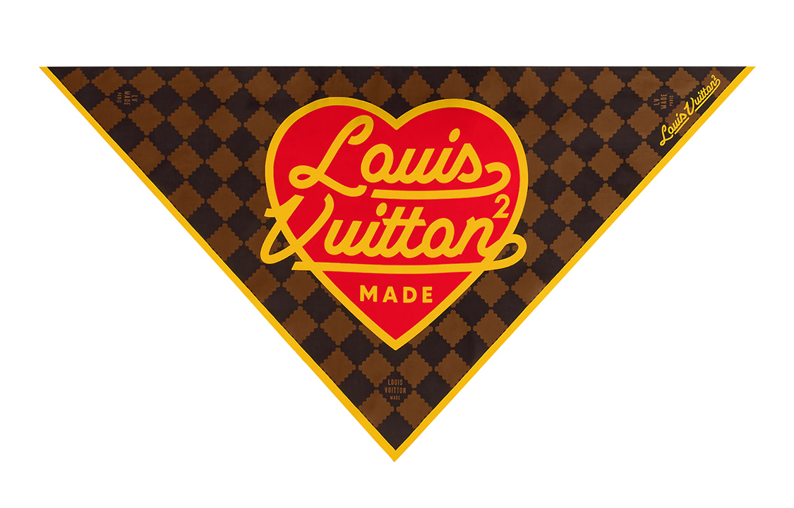 LOUIS VUITTON Brown Mask Scarf MP3264