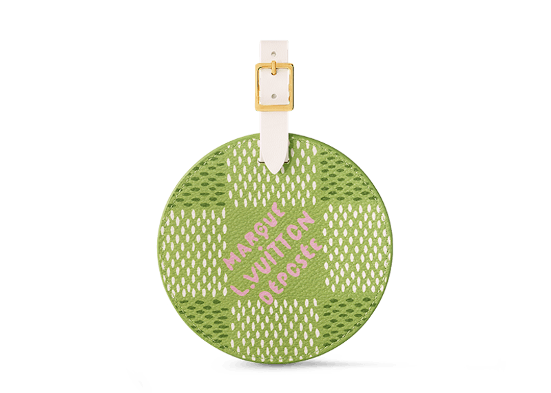 Louis Vuitton by Tyler, the Creator Bag Tag With Tees Green Damier Golf