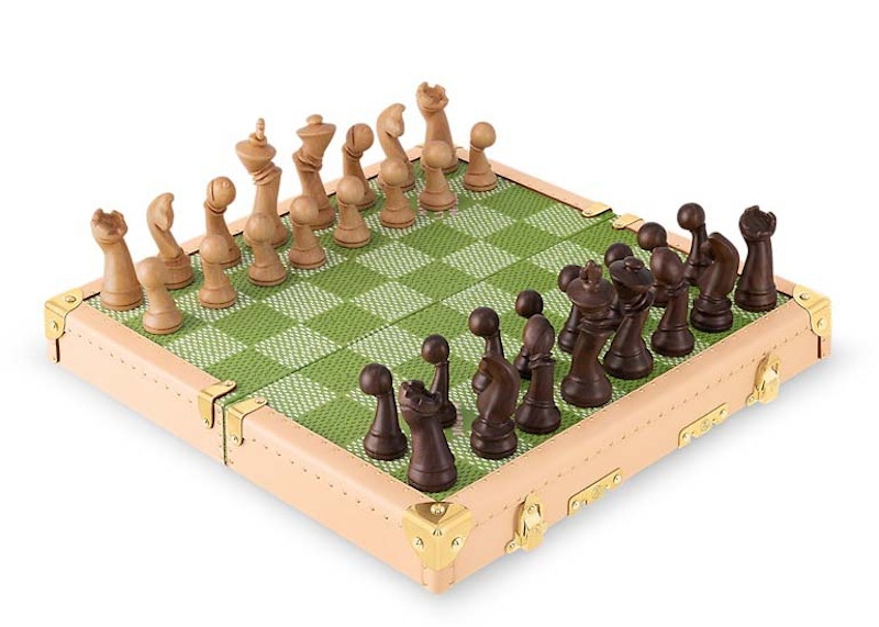 Shop Louis Vuitton x Tyler, the Creator Kotak Catur Hijau Damier Golf