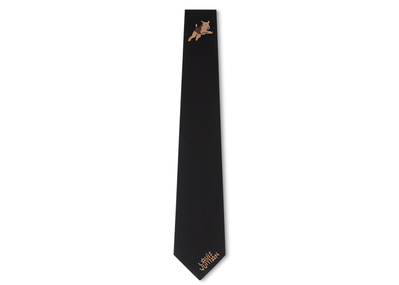 Louis Vuitton by Tyler, the Creator Jumping Dog Tie Brown