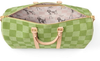 Louis Vuitton por Tyler, the Creator Keepall Bandouliere 50 Verde Damier Golf Lookbook Louis Vuitton por Tyler, the Creator Keepall Bandouliere 50 Verde Damier Golf