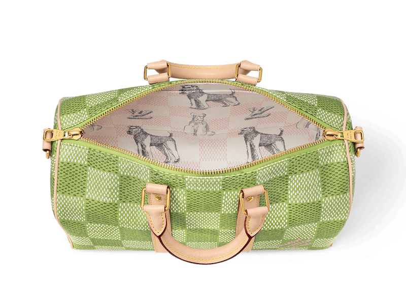 Lookbook Louis Vuitton por Tyler, the Creator Keepall Bandouliere 35 Verde Damier Golf