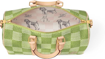 Louis Vuitton por Tyler, the Creator Keepall Bandouliere 35 Verde Damier Golf Lookbook Louis Vuitton por Tyler, the Creator Keepall Bandouliere 35 Verde Damier Golf