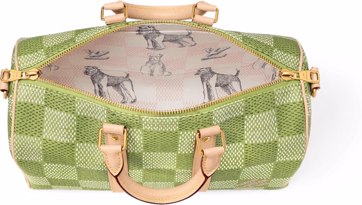 Louis Vuitton by Tyler, the Creator Keepall Bandouliere 35 Green Damier Golf Lookbook Louis Vuitton by Tyler, the Creator Keepall Bandouliere 35 Green Damier Golf