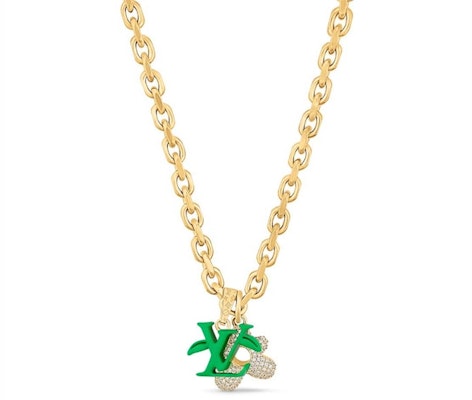 Louis Vuitton by Tyler, the Creator LV Blooming Pendant Gold-color Buy Louis Vuitton by Tyler, the Creator LV Blooming Pendant Gold-color