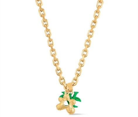 Louis Vuitton by Tyler, the Creator LV Blooming Pendant Gold-color Order Louis Vuitton by Tyler, the Creator LV Blooming Pendant Gold-color
