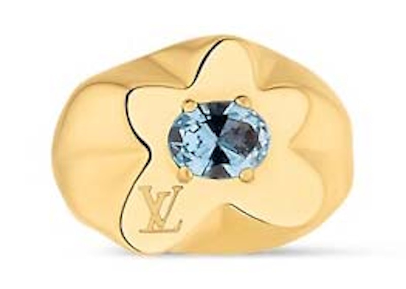 Louis Vuitton by Tyler, the Creator LV Flower Waves Ring Gold-color 圖 2