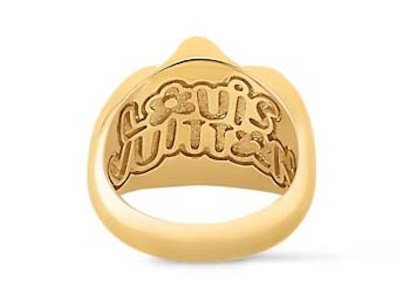 Louis Vuitton by Tyler, the Creator LV Flower Waves Ring Gold-color 圖 3