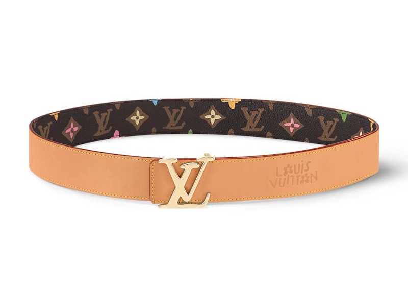 Lookbook Sabuk Louis Vuitton Tyler, the Creator LV Tag 40mm Coklat Monogram Terbalik