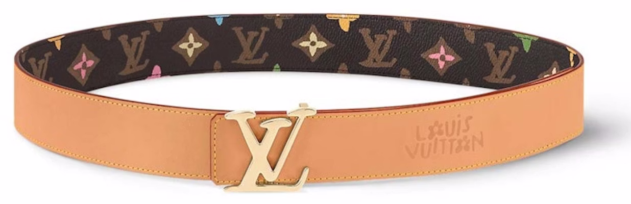Sabuk Louis Vuitton Tyler, the Creator LV Tag 40mm Coklat Monogram Terbalik Lookbook Sabuk Louis Vuitton Tyler, the Creator LV Tag 40mm Coklat Monogram Terbalik