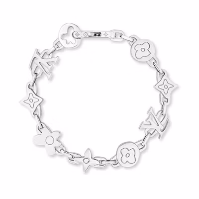 Louis Vuitton by Tyler, the Creator Monogram Craggy Bracelet Silver-color