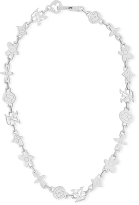 Louis Vuitton by Tyler, the Creator Monogram Craggy Necklace Silver-color Buy Louis Vuitton by Tyler, the Creator Monogram Craggy Necklace Silver-color