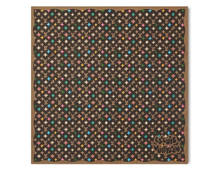Louis Vuitton by Tyler the Creator Monogram Craggy Bandana Brown Louis Vuitton by Tyler the Creator Monogram Craggy Bandana Brown