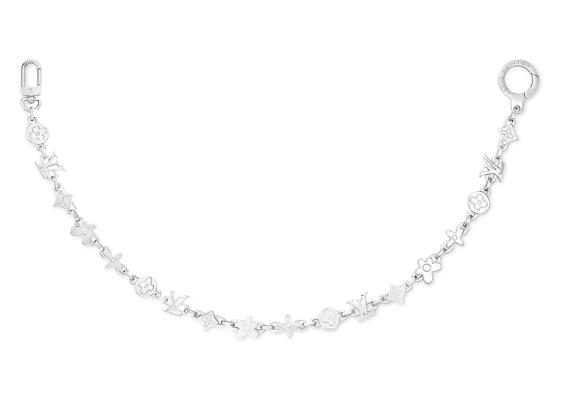 Louis Vuitton by Tyler, the Creator Monogram Craggy Belt Chain and Bag Charm Silver-color