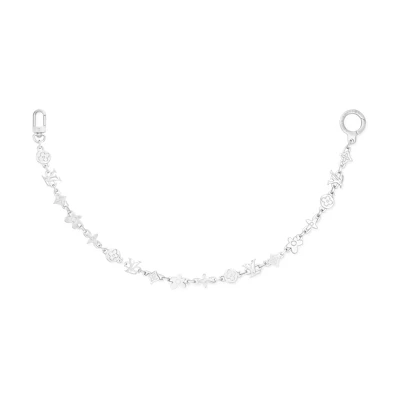 Louis Vuitton by Tyler, the Creator Monogram Craggy Belt Chain and Bag Charm Silver-color