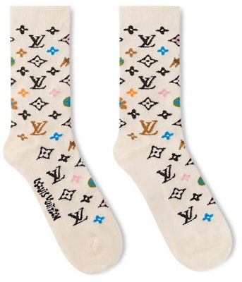 Louis Vuitton by Tyler, the Creator Monogram Craggy Socks Beige Buy Louis Vuitton by Tyler, the Creator Monogram Craggy Socks Beige