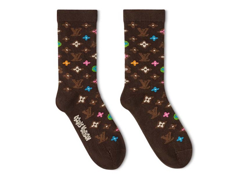 Louis Vuitton by Tyler, the Creator Monogram Craggy Socks Brown