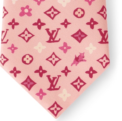Louis Vuitton by Tyler, the Creator Monogram Craggy Tie Pink Order Louis Vuitton by Tyler, the Creator Monogram Craggy Tie Pink