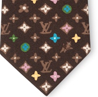 Louis Vuitton oleh Tyler, the Creator Monogram Craggy Tie Coklat Order Louis Vuitton oleh Tyler, the Creator Monogram Craggy Tie Coklat