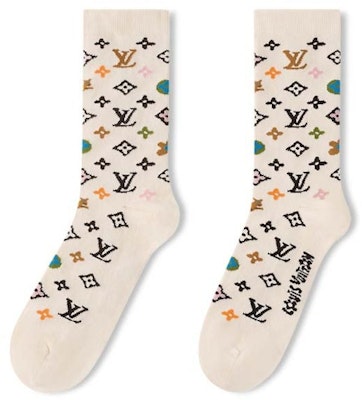 Louis Vuitton by Tyler, the Creator Monogram Craggy Socks Beige Order Louis Vuitton by Tyler, the Creator Monogram Craggy Socks Beige